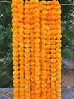 Mango Colorful Mehndi Party Wedding Party Decor Plastic Flower Marigold, Garland
