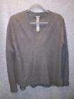 Magaschoni Cashmere V-neck Sweater in Black Size Medium NWOT New Womens #S5666