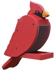 The Woodpecker Family Amish Handcrafted Bird Feeder - CARDINAL