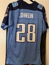 Reebok Tennessee Titans #28 Chris Johnson NFL Youth L (14-16) Jersey