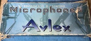 New ListingVintage Avlex AVS80 Broadcast/Studio Microphone for Parts or Repair