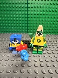 Lego Super Hero Spongebob Patrick Minifigures Squarepants 3815 bob025 bob026 fig