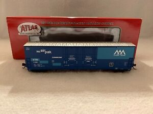 Atlas #20002468 HO Scale Vermont Railway Evans 53' Double PD Box Car #11361