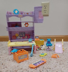 Barbie Doll Sister Kelly Bedroom Playset Set 2001 by Mattel 88703 Purple