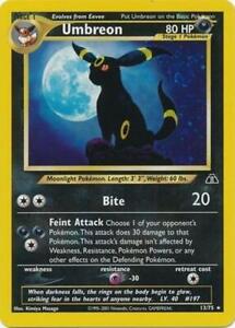 Umbreon - 13/75 - Pokemon Neo Discovery Unlimited Holo Rare Card WOTC LP