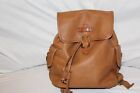 Fossil Brown Leather Backpack