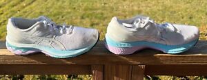 ASICS GEL-KAYANO 27 WHITE ORTHO RUNNING Shoes AQUA LILAC ACCENT WOMEN’S Size 9.