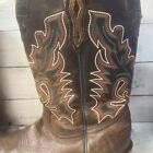 Boulet Cowboy Boots Mens 11.5 Brown, Teal, Blue, Orange, Red- Yellowstone- FS