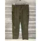 Carhartt Pants Mens 36x34 Brown Relaxed Fit Cargo Workwear Double Knee Pockets
