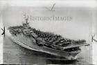 1950 Press Photo USS Valley Forge aircraft carrier - afa14348