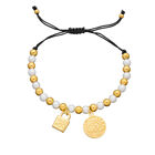 Uno De50 Bracelet Stainless Steel Buddha Bead Lock Head Charm Women Jewelry Gift