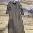 Clifford And Wills Womens Size 4 Camel Trench Coat Wool Blend
