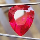 28 Ct Natural Mozambique Rich Red Ruby Pear Shape Certified Loose Gemstone e898