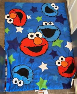Sesame Street Awesome Buds Elmo Cookie Monster Toddler Blanket