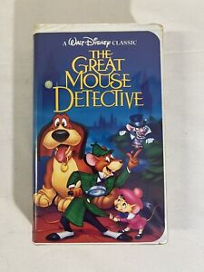 Walt Disney Classics The Great Mouse Detective VHS Black Diamond