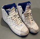 Size 10.5 - Nike Air Force 1 High Royal Blue *used, Scuffed, And Missing Straps