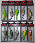 Lot of 10 New Assorted Rapala Jointed Shad Rap JSR-5 Crankbait Fishing Lures #2
