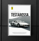 Ferrari Testarossa car poster 24x36 8k 599 f8 roadster 488 f50 italy 360 f12 ff