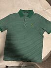 Masters Collection Golf Polo Mens Large Green Stripes Augusta National