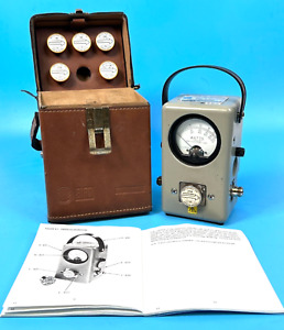 New ListingBird Model 43 RF Directional Thruline Wattmeter w/ 6 Elements, Case, and Manual!