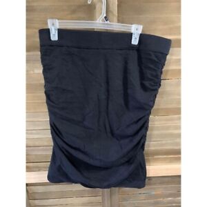 NWT Lane Bryant Tummy Control Pencil Skirt Womens Size 16 Black