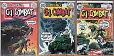 G.I. Combat #172 (VF+), #173 (VF+), #174 (VF), Bronze-Age DC War, 1974