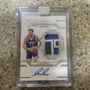 New Listing2022 Flawless Luka Doncic Game Worn Patch Auto /25