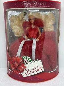 Happy Holidays 1988 Barbie Doll Special First Edition Mattel READ DESCRIPTION