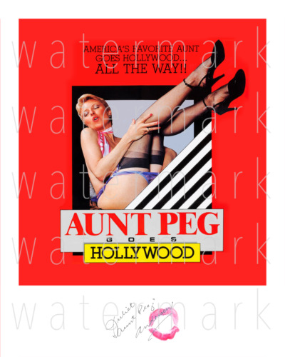 Juliet Anderson Aunt Peg sexy adult signed 8X10 print photo picture autograph RP