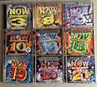 Big Lot of NOW That's What I Call Music!  9 CDs - 3, 8, 9, 10, 16, 18, 19,20,21