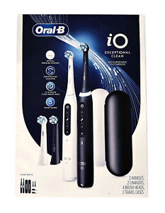 Oral-B iO Series 5 Exceptional Clean Electric Toothbrush - 2 Pack Dual