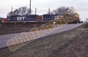 Vtg 1983 Train Slide 5819 GT Grand Trunk Engine X1Q147