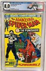 Amazing Spider-Man #129 CGC 8.0 1st Punisher Mark Jewelers Variant white pages