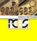 1982 No-P PCGS MS65 FB Full Bands █ NO MINT MARK Sleeper Key Roosevelt Dime 10C