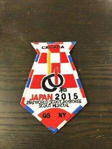 BSA CROATIA 2015 WORLD SCOUT JAMBOREE JAPAN PATCH