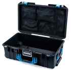 Black & Blue Pelican 1535 Air case with lid organizer. With wheels.