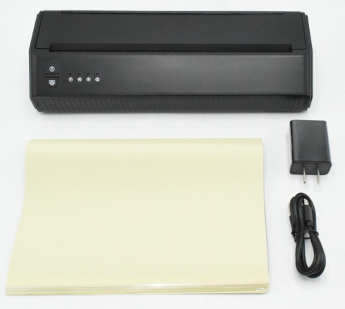Calicon Wireless Portable Tattoo Stencil Printer Bluetooth MHT-P8008 - Open Box