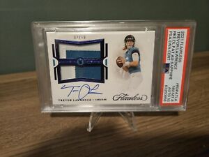 2021 Panini Flawless RPA Trevor Lawrence 2/10 Auto Patch RC Rookie PSA 8 Auto 10