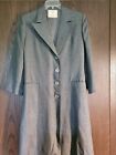 Vintage Hand Tailored Angelucci & Ringo Women’s Trenchcoat Sz L Gray Made in KY