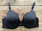 Victoria's Secret Smooth Black Solid 36G T-Shirt Lightly Lined Full Coverage Bra