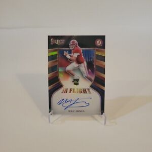 New Listing2021 MAC JONES Panini Select IN FLIGHT On Card Autographed Prizm Rookie Card/40