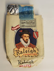 Vintage Raleigh Cigarette Pack Empty Union Stamp 1934