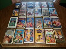VHS Tapes Lot, Kids & Family Movies, Disney, Rare Vintage, Aladdin, Lion King