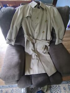 Burberry Kensington Trench Coat Men's 46 Long