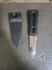 US Italy Italian Made GERBER Boot Fighting Diving Knife Serrated Strait Blade