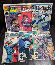 The Punisher Lot of 6 Marvel Comics Key Newsstand Limited War Journal Daredevil