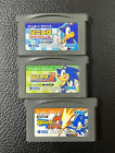 Sonic Advance 1 & 2 & Battle set Nintendo Game Boy Advance GBA Japanese ver