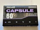 New ListingMaxell CAPSULE METAL 60  TYPE IV  Cassette Tape  (SEALED)