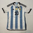 2023 Adidas World Cup 3 STAR Argentina Home MESSI Jersey Size L 100% Authentic