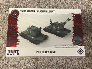 Dust Tactics IS-5 Heavy Tank Mao Zedong / Vladimir Lenin - New & Sealed